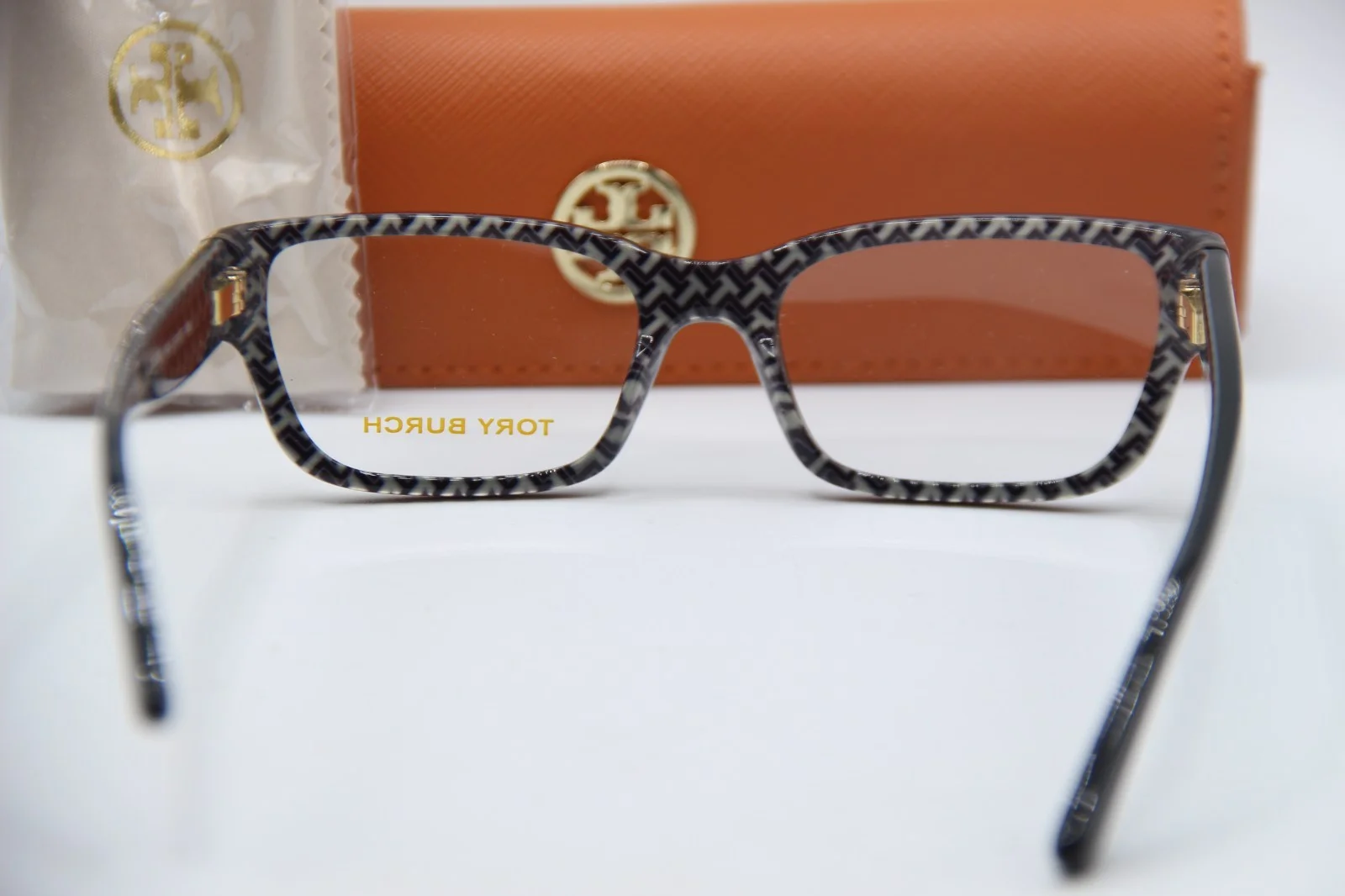 NEW TORY BURCH TY 2074 1653 BLACK GOLD AUTHENTIC FRAMES EYEGLASSES 51-17 2